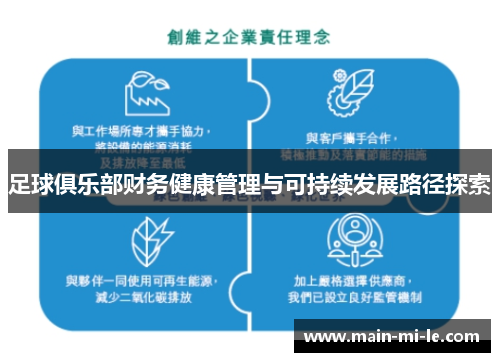 足球俱乐部财务健康管理与可持续发展路径探索
