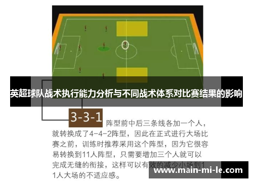 英超球队战术执行能力分析与不同战术体系对比赛结果的影响